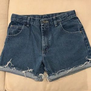 Vintage wrangler denim shorts